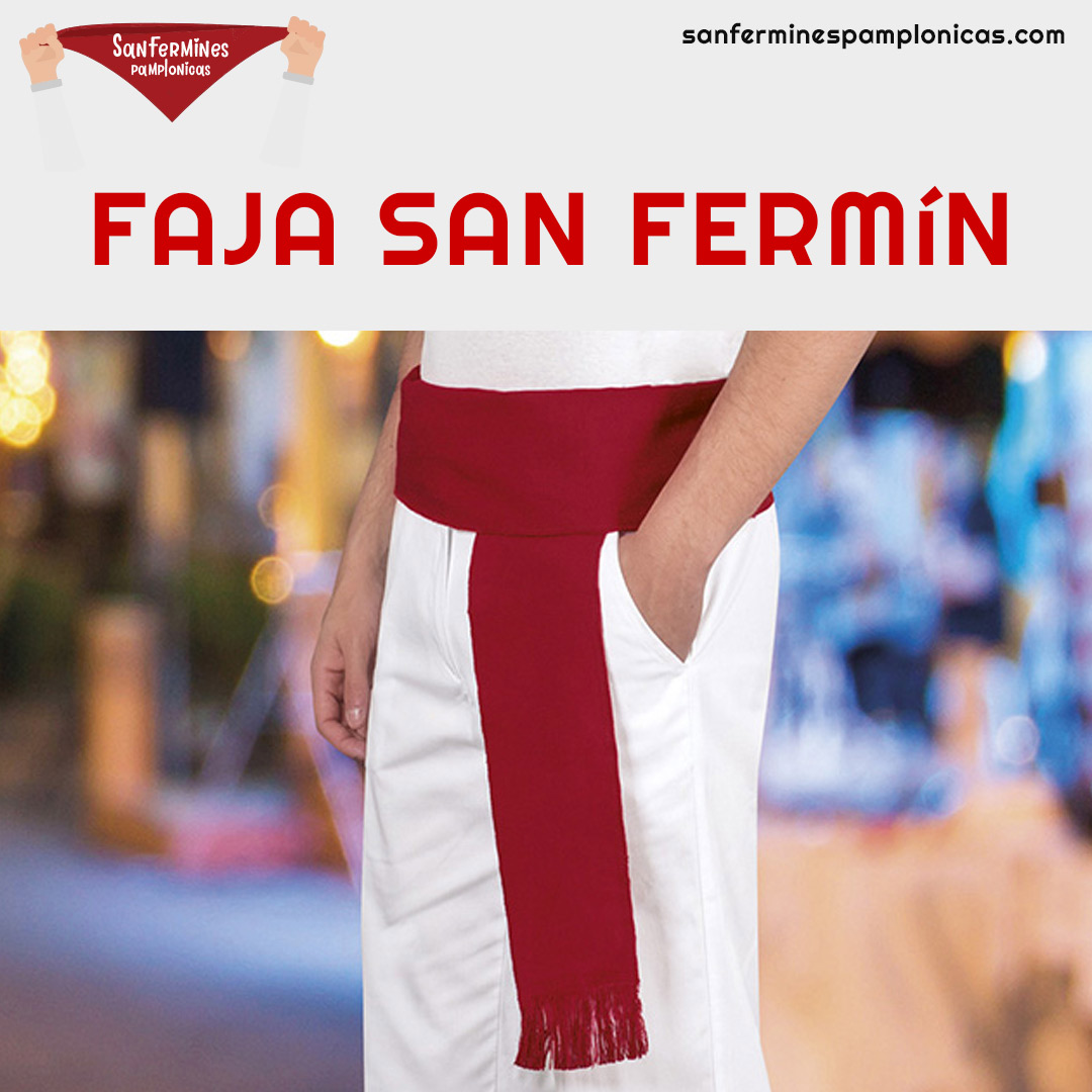 Faja roja San Fermín