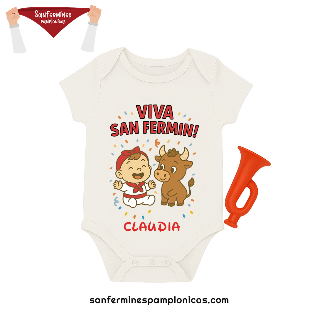 Body mi primer San Fermín personalizado