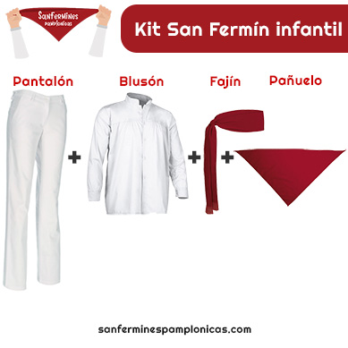 Kit San Fermín infantil