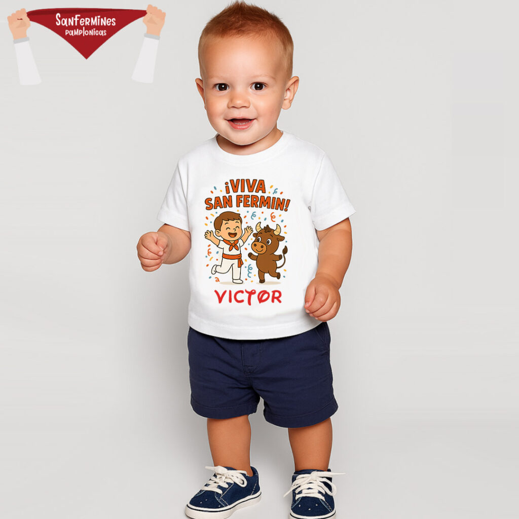 Camiseta bebés Mi primer San Fermín