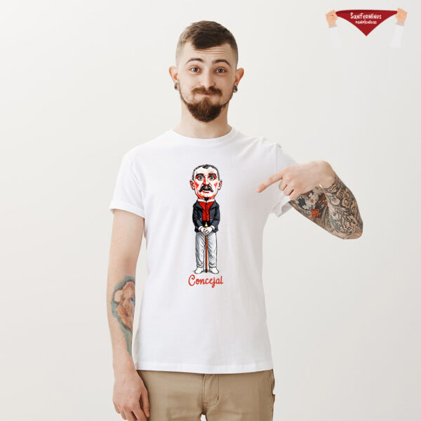 Camiseta Cabezudo Concejal de Pamplona – Edición gráfica