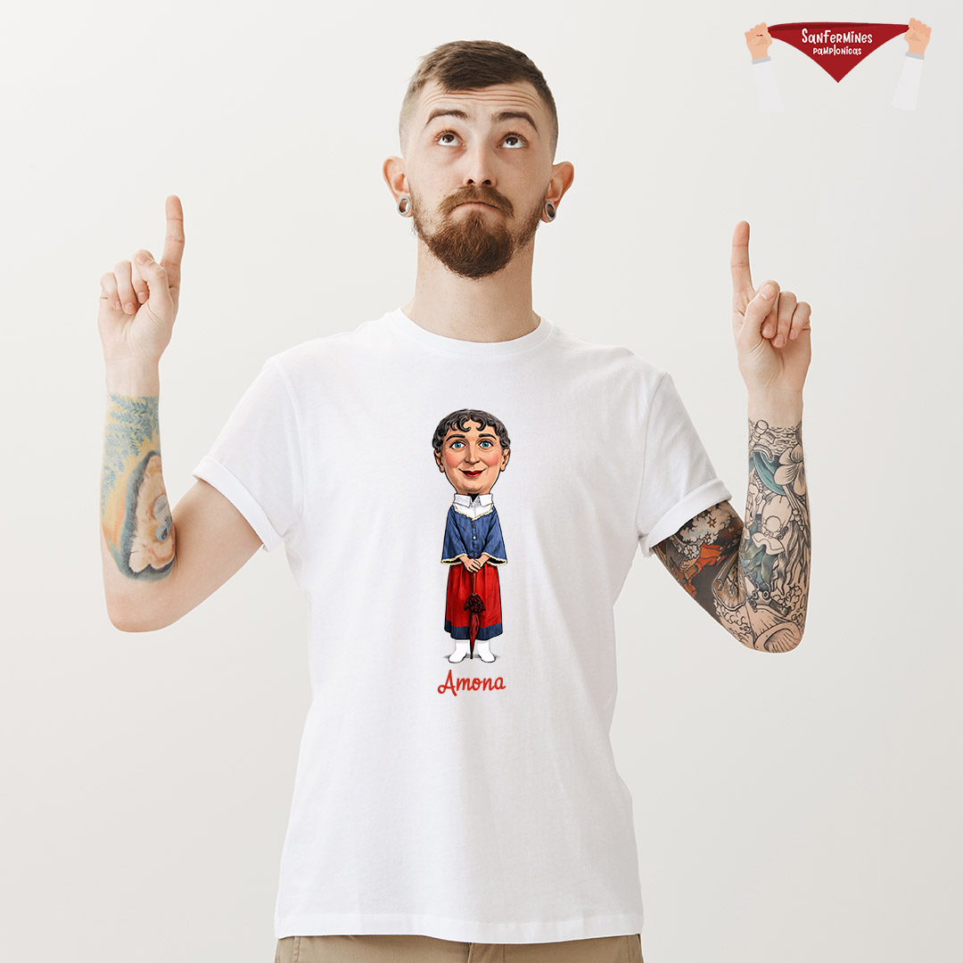 Camiseta Cabezudo Abuela – San Fermín - Imagen 2